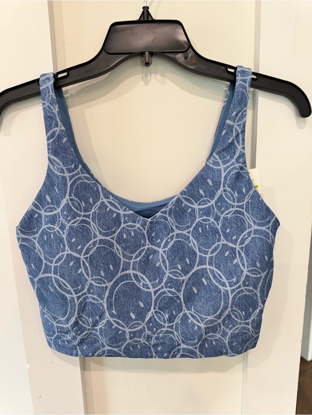 aerie Blue Patterned Sports Bra